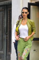 BELLA HADID Leaves Her Apartment in New York 09/09/2022