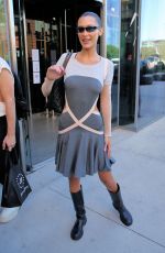 BELLA HADID Leaves Michael Kors Fashion Show in New York 09/14/2022