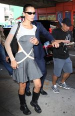 BELLA HADID Leaves Michael Kors Fashion Show in New York 09/14/2022