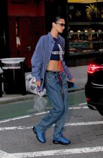 BELLA HADID Out and About in New York 09/13/2022