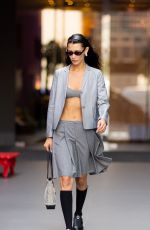 BELLA HADID Out for Fittings at Milan Fashion Week 09/23/2022