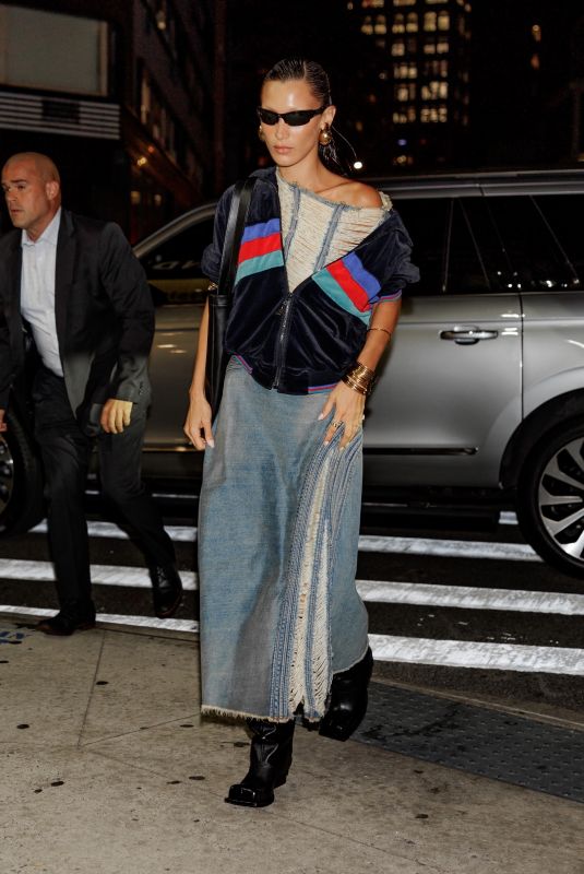 BELLA HADID Out for NYFW Event in New York 09/08/2022