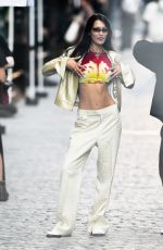 BELLA HADID Rehearsing for Vogue Fashion Show in New York 09/12/2022