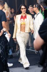 BELLA HADID Rehearsing for Vogue Fashion Show in New York 09/12/2022