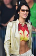 BELLA HADID Rehearsing for Vogue Fashion Show in New York 09/12/2022