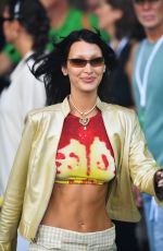 BELLA HADID Rehearsing for Vogue Fashion Show in New York 09/12/2022