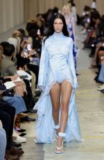 BELLA HADID Walks Runway at Burberry Show at London Fashion Week 09/26/2022