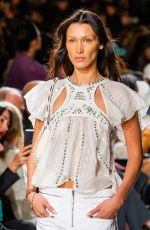 BELLA HADID Walks Runway at Isabel Marant Fashion Show in Paris 09/29/2022