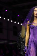 BELLA HADID Walks Runway of Versace Fashion Show at MFW in Milan 09/23/2022