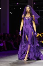 BELLA HADID Walks Runway of Versace Fashion Show at MFW in Milan 09/23/2022