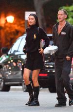 BELLAHADID and Marc Kalman Leaves Bar Pitti in New York City 09/07/2022