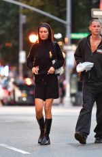 BELLAHADID and Marc Kalman Leaves Bar Pitti in New York City 09/07/2022