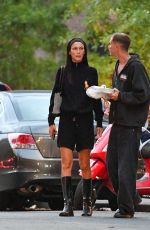 BELLAHADID and Marc Kalman Leaves Bar Pitti in New York City 09/07/2022