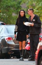 BELLAHADID and Marc Kalman Leaves Bar Pitti in New York City 09/07/2022
