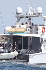 BILLIE EILISH on a Boat with Her Family in Perth 09/28/2022
