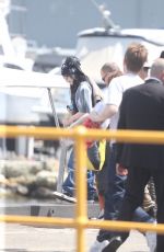 BILLIE EILISH on a Boat with Her Family in Perth 09/28/2022