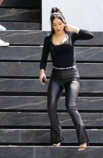 BRE TIESI Filming a Scene for Their New Episodes in Los Angeles 09/08/2022