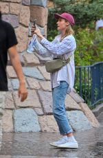 BRIE LARSON and Elijah Celebrate Release of Their New Shortfilm at Disneyland 09/09/2022