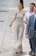 BRIE LARsON Arrives at Jimmy Kimmel Live in Hollywood 09/07/2022