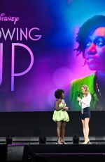 BRIE LARSON at Growing Up Panel at D23 Expo in Anaheim 09/11/2022