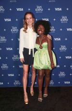 BRIE LARSON at Growing Up Panel at D23 Expo in Anaheim 09/11/2022