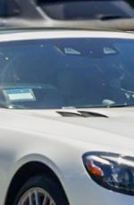 BRITNEY SPEARS Out for a Drive Near Her Home in Calabasas 08/30/2022