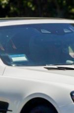 BRITNEY SPEARS Out for a Drive Near Her Home in Calabasas 08/30/2022
