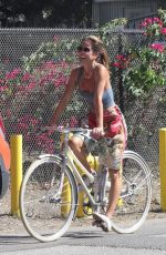BROOKE BURKE and Scott Rigsby on a Bike Ride in Malibu 09/04/2022