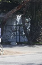 BROOKE BURKE and Scott Rigsby on a Bike Ride in Malibu 09/04/2022