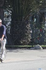 BROOKE BURKE and Scott Rigsby on a Bike Ride in Malibu 09/04/2022