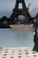 BRUNA MARQUEZINE Arrives at Saint Laurent Show at Paris Fashion Week 09/27/2022