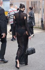 BRUNA MARQUEZINE at Burberry Catwalk Show at London Fashion Week 09/26/2022