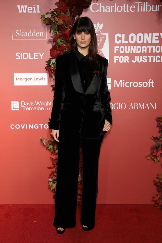 CAMILA MORRONE at Clooney Foundation for Justice Inaugural Albie Awards in New York 09/29/2022