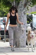 CAMILA MORRONE Out with Friends and Her Dogs in West Hollywood 09/04/2022