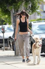 CAMILA MORRONE Out with Friends and Her Dogs in West Hollywood 09/04/2022