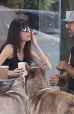 CAMILA MORRONE Out with Friends and Her Dogs in West Hollywood 09/04/2022