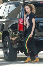 CARa DELEVINGNE Boarding a Private Jet in Los Angeles 09/06/2022