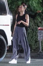 CARA SANTANA Arrives at a Private Party at San Vicente Bungalow in West Hollywood 09/23/2022