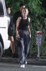 CARA SANTANA Arrives at a Private Party at San Vicente Bungalow in West Hollywood 09/23/2022