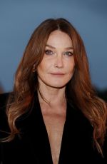 CARLA BRUNI Arrives at Saint Laurent Show at Paris Fashion Week 09/27/2022