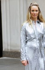 CAROLINE WOZNIACKI Arrives at Brandon Maxwell Show at New York Fashion Week 09/13/2022