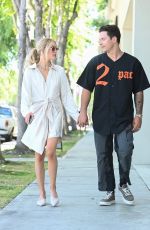 CASSIE RANDOLPH and Brighton Reinhardt Out for Breakfast in Los Angeles 09/08/2022