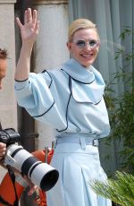 CATE BLANCHETT Arrives at Excelsior Hotel at 79th Venice International Film Festival 09/01/2022