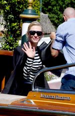 CATE BLANCHETT Arrives at Hotel Excelsior in Venice 09/10/2022
