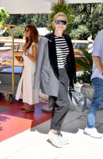 CATE BLANCHETT Arrives at Hotel Excelsior in Venice 09/10/2022