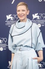 CATE BLANCHETT at Tar Photocall at 2022 Venice International Film Festival 09/01/2022