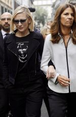 CATE BLANCHETT Out and About at Milan Fashion Week 09/25/2022
