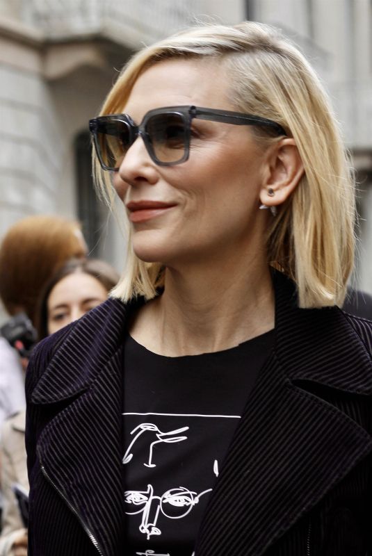 CATE BLANCHETT Out and About at Milan Fashion Week 09/25/2022