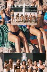 CAYLEE COWAN and ELISHA and RENEE HERBERT for Jumelle Swimwear 08/24/2022