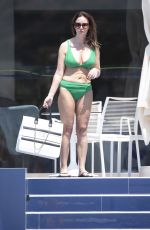 CHaNELLE HAYEs in Bikini at a Pool on Holiday in Greece 09/03/2022